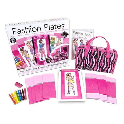 Fashion Plates Superstar Deluxe Set